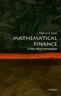 Davis |  Mathematical Finance: A Very Short Introduction | Buch |  Sack Fachmedien