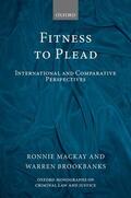 Mackay / Brookbanks |  Fitness to Plead | Buch |  Sack Fachmedien