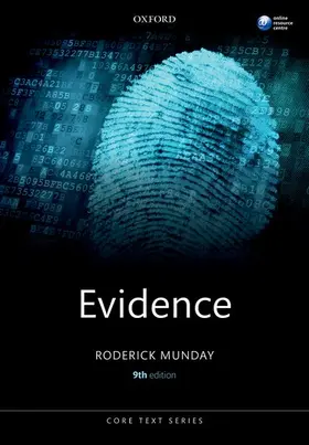 Munday |  Evidence | Buch |  Sack Fachmedien