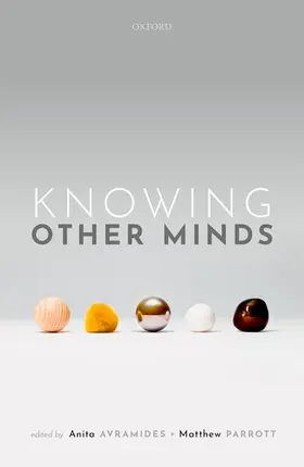 Avramides / Parrott |  Knowing and Understanding Other Minds | Buch |  Sack Fachmedien