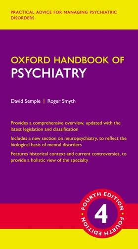 Semple / Smyth | Oxford Handbook of Psychiatry | Buch | 978-0-19-879555-1 | sack.de