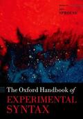 Sprouse |  The Oxford Handbook of Experimental Syntax | Buch |  Sack Fachmedien