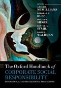 McWilliams / Rupp / Siegel |  The Oxford Handbook of Corporate Social Responsibility | Buch |  Sack Fachmedien