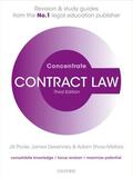 Poole / Devenney / Shaw-Mellors |  Contract Law Concentrate | Buch |  Sack Fachmedien