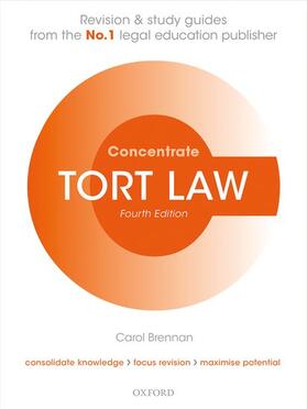Brennan | Tort Law Concentrate: Law Revision and Study Guide | Buch | 978-0-19-880390-4 | sack.de