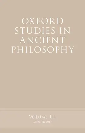 Caston |  Oxford Studies in Ancient Philosophy, Volume 52 | Buch |  Sack Fachmedien