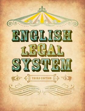 Wilson / Rutherford / Storey | English Legal System | Buch | 978-0-19-880815-2 | sack.de