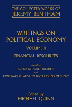 Bentham / Quinn |  Writings on Political Economy | Buch |  Sack Fachmedien
