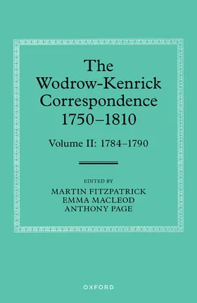 Fitzpatrick / Macleod / Page |  The Wodrow-Kenrick Correspondence 1750-1810 | Buch |  Sack Fachmedien