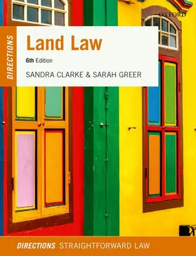 Clarke / Greer |  Land Law Directions | Buch |  Sack Fachmedien