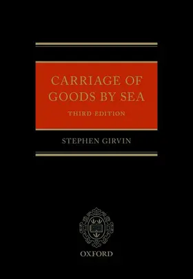 Girvin |  Carriage of Goods by Sea | Buch |  Sack Fachmedien