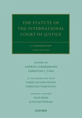 Zimmermann / Tams / Oellers-Frahm |  The Statute of the International Court of Justice | Buch |  Sack Fachmedien