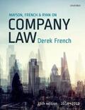 French |  Mayson, French & Ryan on Company Law | Buch |  Sack Fachmedien