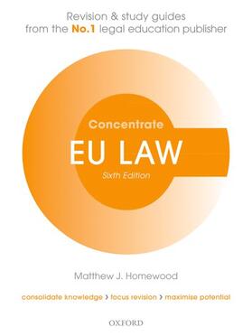 Homewood | EU Law Concentrate | Buch | 978-0-19-881518-1 | sack.de