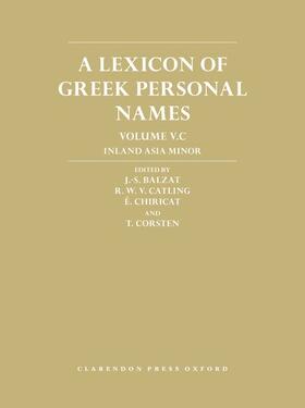 Balzat / Catling / Chiricat | A Lexicon of Greek Personal Names | Buch | 978-0-19-881688-1 | sack.de