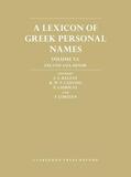 Balzat / Catling / Chiricat |  A Lexicon of Greek Personal Names | Buch |  Sack Fachmedien