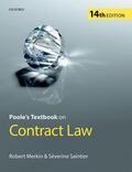 Merkin QC / Saintier |  Poole's Textbook on Contract Law | Buch |  Sack Fachmedien