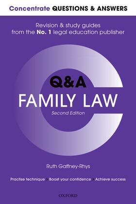 Gaffney-Rhys | Concentrate Questions and Answers Family Law | Buch | 978-0-19-881748-2 | sack.de