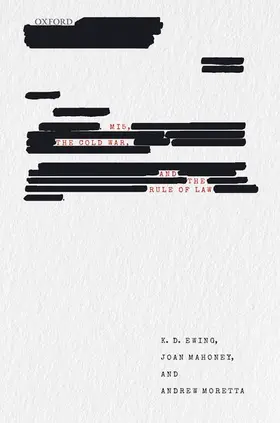 Ewing / Mahoney / Moretta |  Mi5, the Cold War, and the Rule of Law | Buch |  Sack Fachmedien