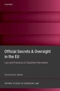 Abazi |  Secrecy and Oversight in the Eu | Buch |  Sack Fachmedien