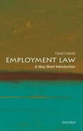 Cabrelli |  Employment Law: A Very Short Introduction | Buch |  Sack Fachmedien