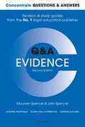 Spencer |  Concentrate Questions and Answers Evidence | Buch |  Sack Fachmedien