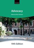 The City Law School |  Advocacy | Buch |  Sack Fachmedien