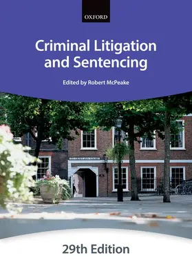  Criminal Litigation and Sentencing | Buch |  Sack Fachmedien