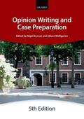 The City Law School |  Opinion Writing and Case Preparation | Buch |  Sack Fachmedien