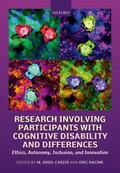 Cascio / Racine |  Research Involving Participants with Cognitive Disability and Differences | Buch |  Sack Fachmedien