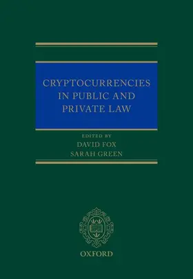 Green / Fox |  Cryptocurrencies in Public and Private Law | Buch |  Sack Fachmedien