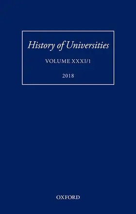 Feingold |  HISTORY OF UNIVERSITIES VOL 31/1 HOU C | Buch |  Sack Fachmedien