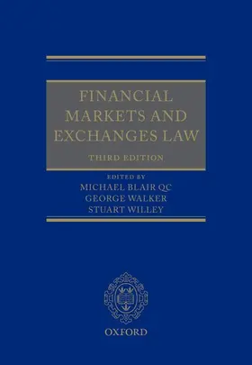 Blair / Walker / Willey |  Financial Markets and Exchanges Law | Buch |  Sack Fachmedien