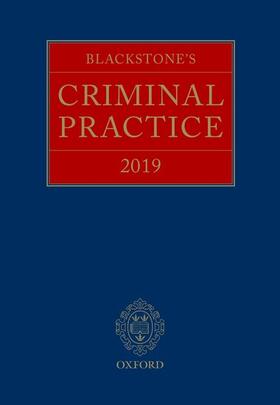 Ormerod Qc / Ormerod QC / Perry QC |  Blackstone's Criminal Practice 2019 | Buch |  Sack Fachmedien