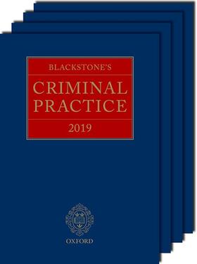 Ormerod Qc / Ormerod QC / Perry Qc | Blackstone's Criminal Practice 2019 (Book and Supplements) [With Book(s)] | Buch | 978-0-19-882845-7 | sack.de