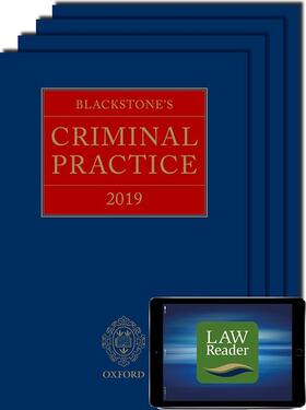 Ormerod QC (Hon. / Ormerod QC (Hon.) / Perry QC | Blackstone's Criminal Practice 2019 (Book, All Supplements, and Digital Pack) | Buch | 978-0-19-882846-4 | sack.de