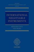 Geva / Peari |  International Negotiable Instruments | Buch |  Sack Fachmedien