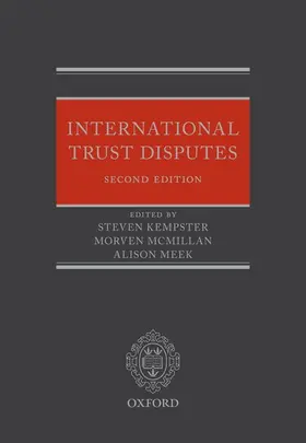 Kempster / McMillan / Meek |  International Trust Disputes | Buch |  Sack Fachmedien