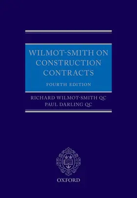 Wilmot-Smith, QC / Darling |  Wilmot-Smith on Construction Contracts | Buch |  Sack Fachmedien