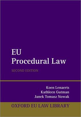 Lenaerts / Gutman / Nowak |  EU Procedural Law | Buch |  Sack Fachmedien