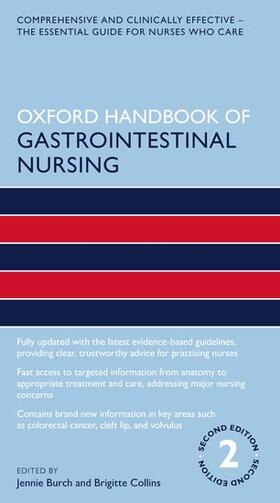 Collins / Burch | Oxford Handbook of Gastrointestinal Nursing | Buch | 978-0-19-883317-8 | sack.de