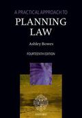 Bowes |  A Practical Approach to Planning Law | Buch |  Sack Fachmedien