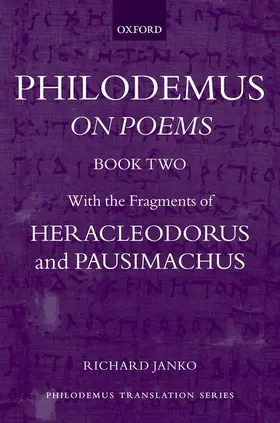 Janko |  Philodemus | Buch |  Sack Fachmedien