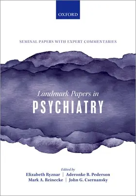 Ryznar / Pederson / Reinecke |  Landmark Papers in Psychiatry | Buch |  Sack Fachmedien