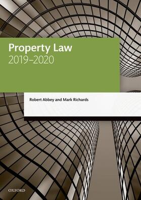 Abbey / Richards |  Property Law 2019-2020 | Buch |  Sack Fachmedien