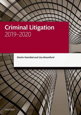 Hannibal / Mountford | Criminal Litigation 2019-2020 | Buch | 978-0-19-883854-8 | sack.de