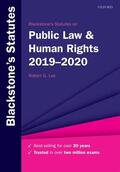 LEE / Lee |  Blackstone's Statutes on Public Law & Human Rights 2019-2020 | Buch |  Sack Fachmedien