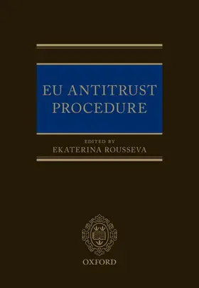 Rousseva |  EU Antitrust Procedure | Buch |  Sack Fachmedien
