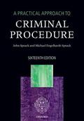 Sprack / Engelhardt-Sprack |  A Practical Approach to Criminal Procedure | Buch |  Sack Fachmedien