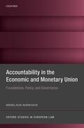 Markakis |  Accountability in the Economic and Monetary Union | Buch |  Sack Fachmedien